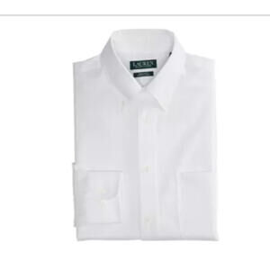 Lauren Ralph Lauren Ultraflex Regular Fit Longsleeve White Shirt size XL NWT